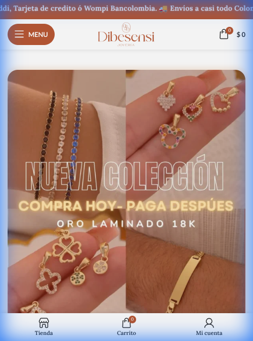 Dibesensi — E-commerce de Joyería